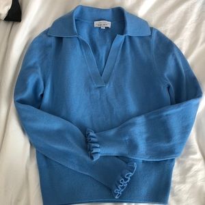 & other stories collared wool knit sweater